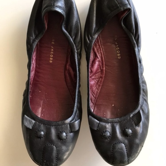 Marc By Marc Jacobs Black Mouse Flats - Picture 2 of 4
